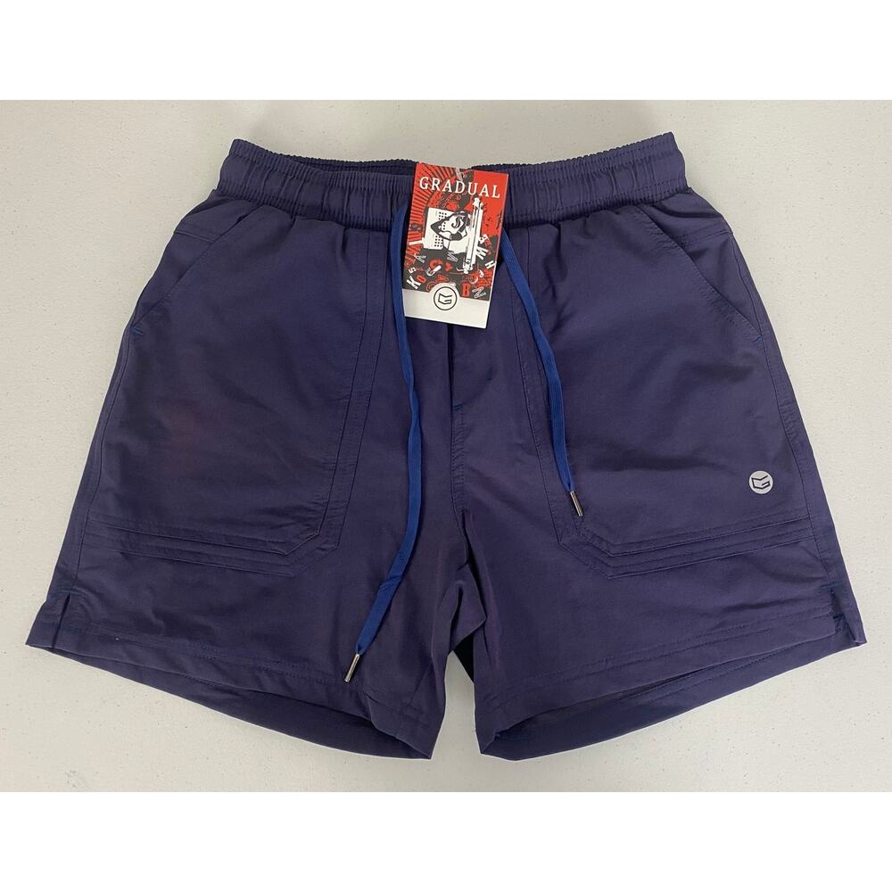 NEW Women G Gradual drawstring nylon performance outdoor hiking shorts, XS